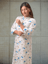 Elegant Floral Printed Premium Cotton Tunic 3