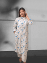 Elegant Floral Printed Premium Cotton Tunic 5