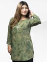 Olive Haze-Short Kurti 1